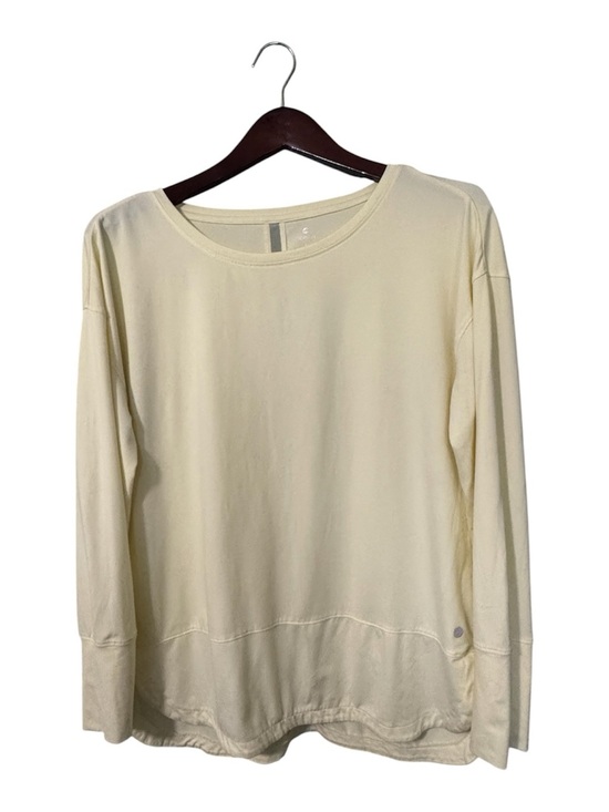 Apana Tops - Apana Butter Yellow Long Sleeve Performance Top Women’s Large Athleisure